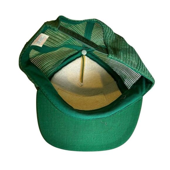 Wallaces Farmer Pennant Winner Hat Cap Vintage Some Stains - Picture 3 of 5